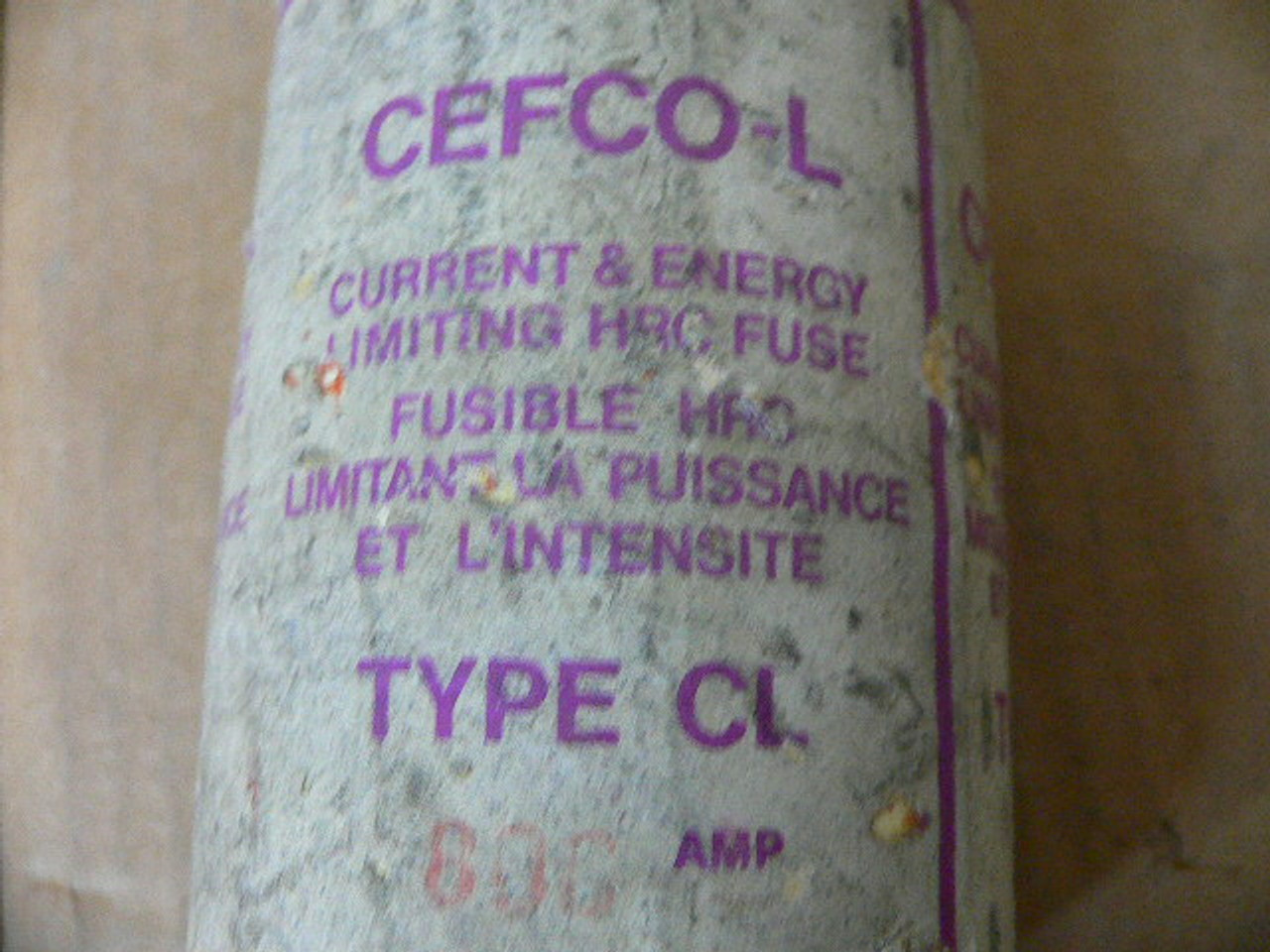 CefcoL Type Cl Current And Energy Limiting Hrc Fuse 800A Fen Industrial